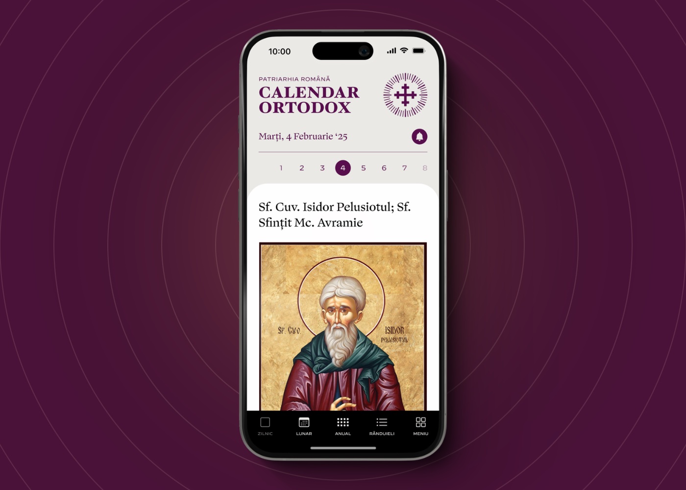 Calendar Ortodox mobile app